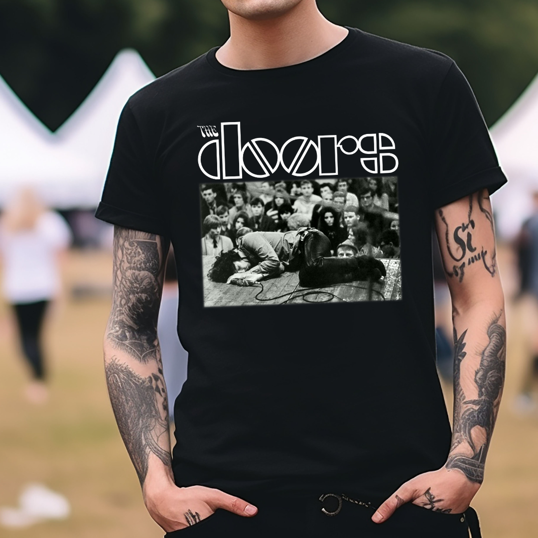 The Doors Jim Morrison Classic Rock Band T-Shirt Black S-3XL | eBay