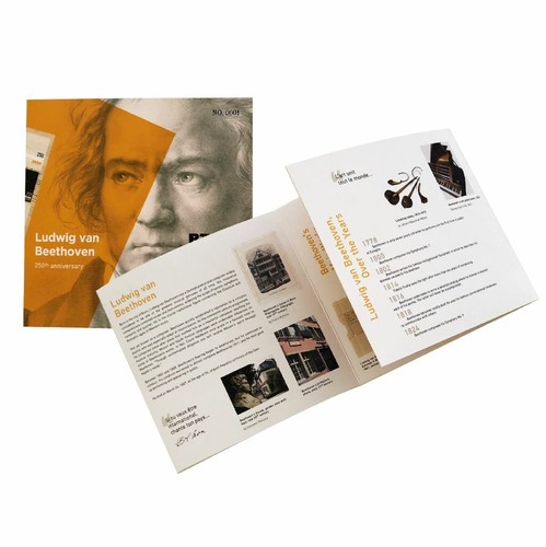 LEBANON Special Edition Folder 250th Ann. Ludwig Van Beethoven + Sheet 20 stamps - Picture 7 of 12