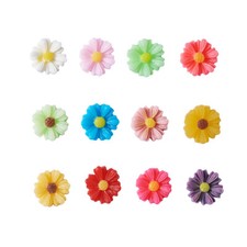 1000pcs Flower Flatback Resin Cabochons Scrapbook Embellishment Craft 9x8x3mm