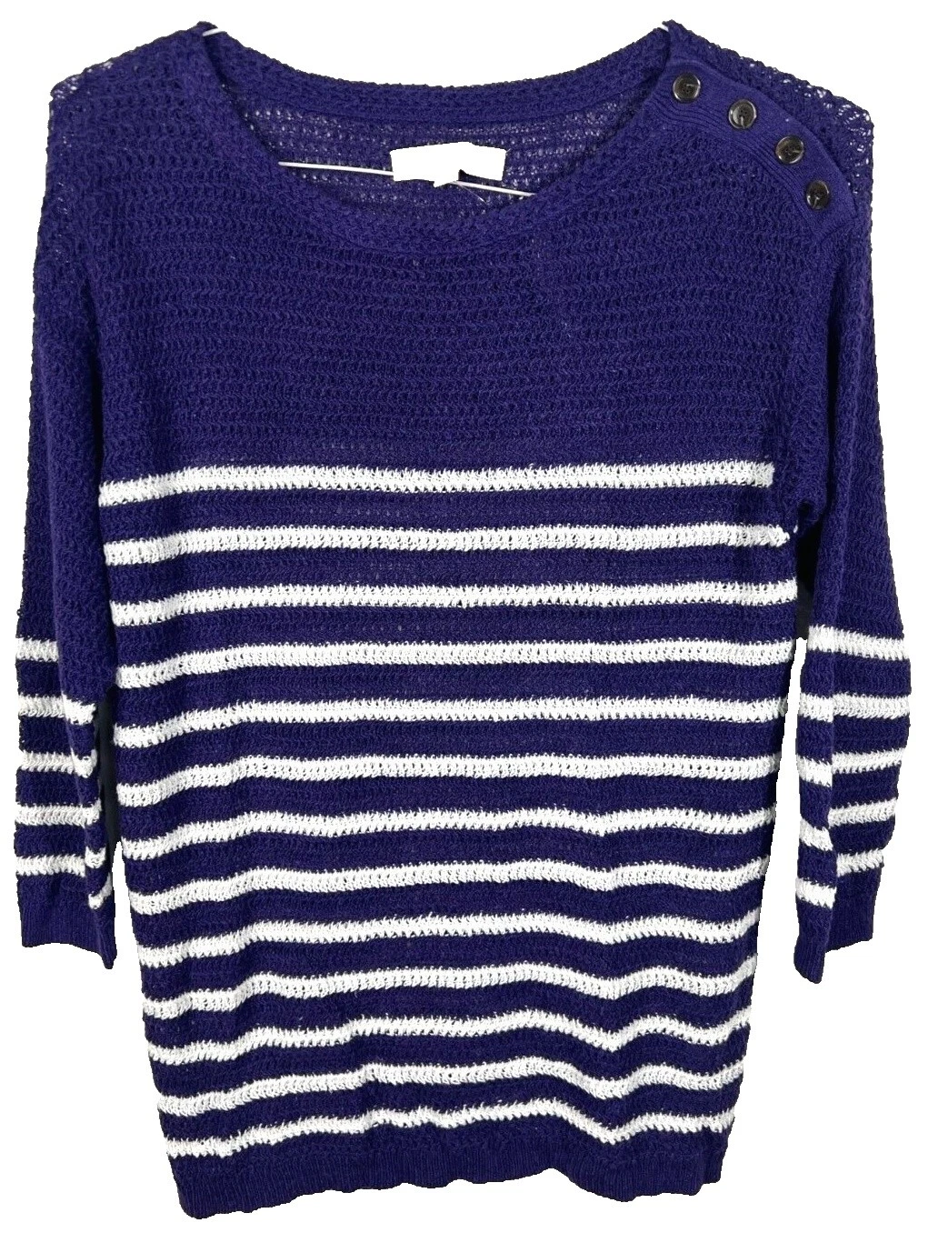 Suéteres para mujer Ann Taylor de lino a rayas