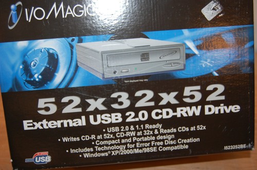 I/O Magic 52 x 32 x 52 CD-RW Laufwerk Neu in OVP ungeöffnet verkauft wie ist KEINE Rücknahme - Bild 9 von 9