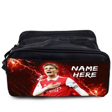 Personalised Odegaard Boot Bag Football Legend Arsenal School PE Kit Boy NLP39