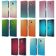 HEAD CASE DESIGNS HALFTONES LEATHER BOOK WALLET CASE COVER FOR MOTOROLA PHONES