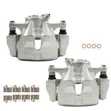 Pair Brake Calipers w/ Bracket & Piston For Toyota Corolla 2009-2017/2018/2019