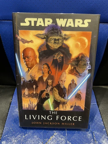 HAND SIGNED JOHN JACKSON MILLER STAR WARS THE LIVING FORCE GOLDSBORO BOOKS