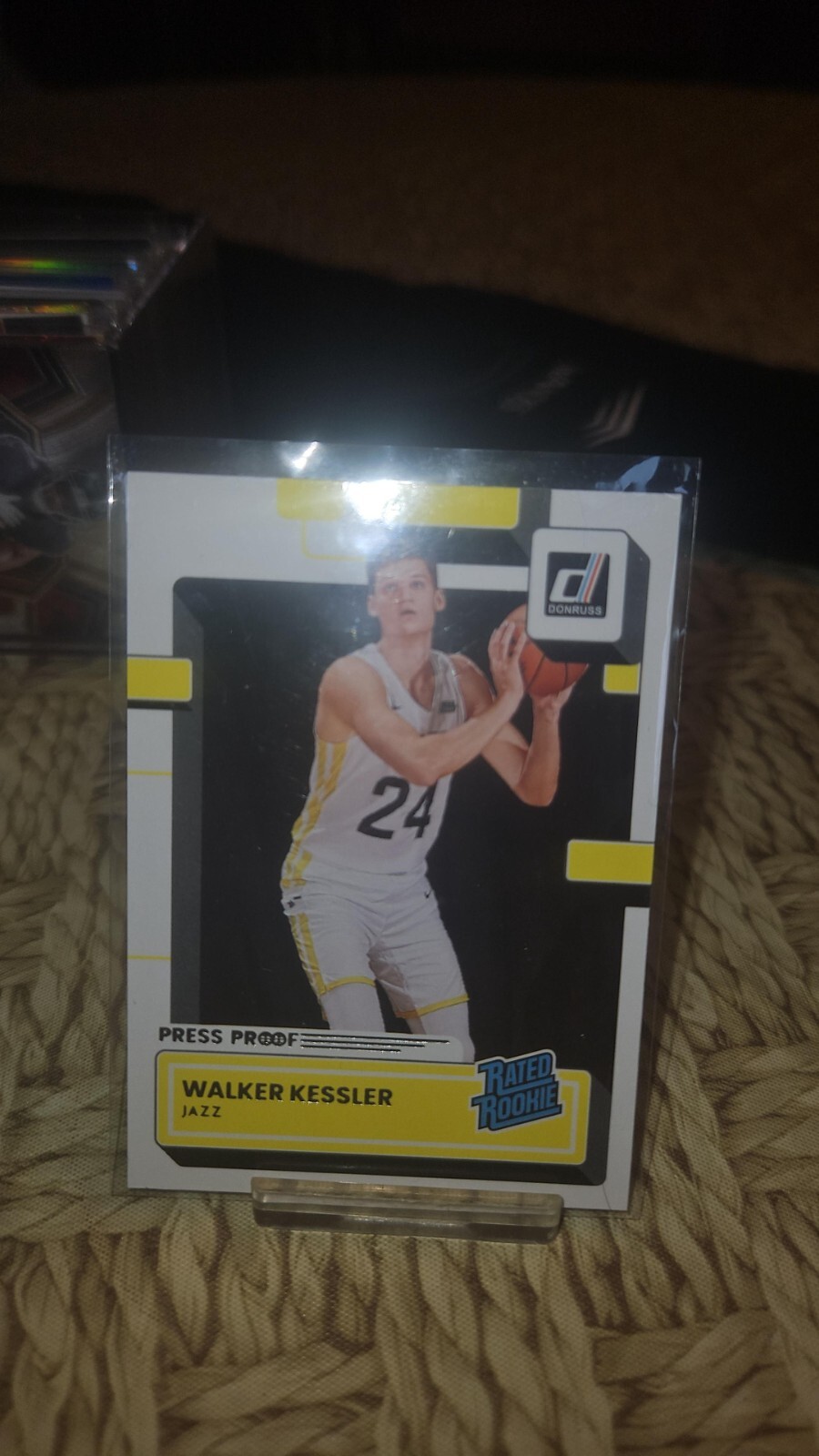2022-23 Donruss #222 Walker Kessler Silver Press Proof