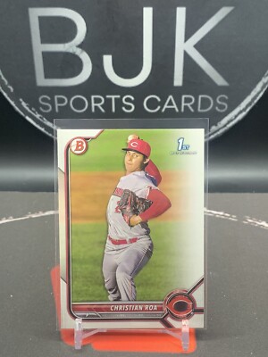 2022 Bowman Chrome Prospects Christian Roa Cincinnati Reds #BCP-130 1st ...