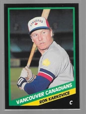 1988 CMC AAA - Ron Karkovice #15 Vancouver Canadians Chicago White Sox