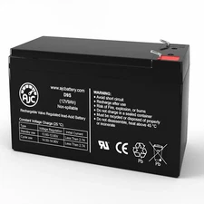 Portalac PXL12090 12V 9Ah Emergency Light Replacement Battery