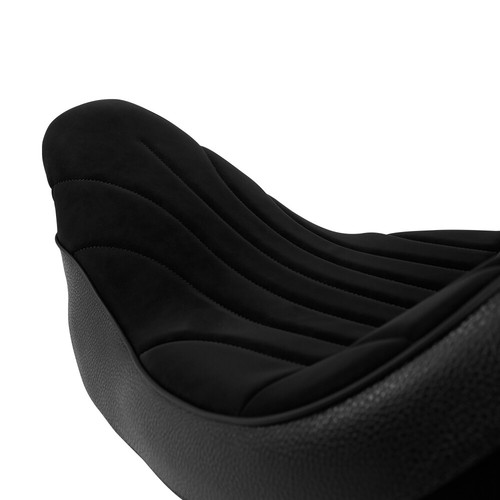 Black Stitch Driver & Passenger Seat For Harley Electra Glide Road Glide 97-07 - Picture 11 of 12