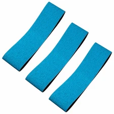 SATC 6" X 48 Inch PREMIUM Blue ZIRCONIA SANDING BELTS, 3 PACK 60 GRIT 150×1220mm