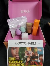 BoxyCharm The Great Escape July 2023 4pcs Set Kat Burki Herbivore Ahava Estate 