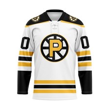 Personalized Providence Bruins 2024 Away Lace Hockey Shirt Fullsize White