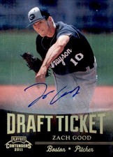 2011 Playoff Contenders Draft Ticket Autographs #DT64 Zach Good RC Card /246