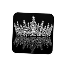 Tiara and Crown for Women Crystal Queen Crown Rhinestone Tiara for T1,Silver
