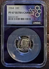 🔥🔥1964 Proof 10c Roosevelt Dime NGC PF67 ULTRA Cameo🔥🔥