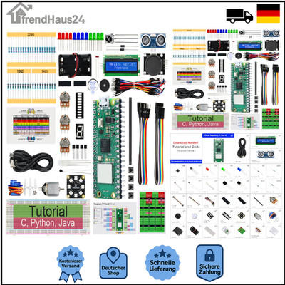 Freenove Raspberry Pi Pico W Starter Kit 177 Teile 94 Projekte