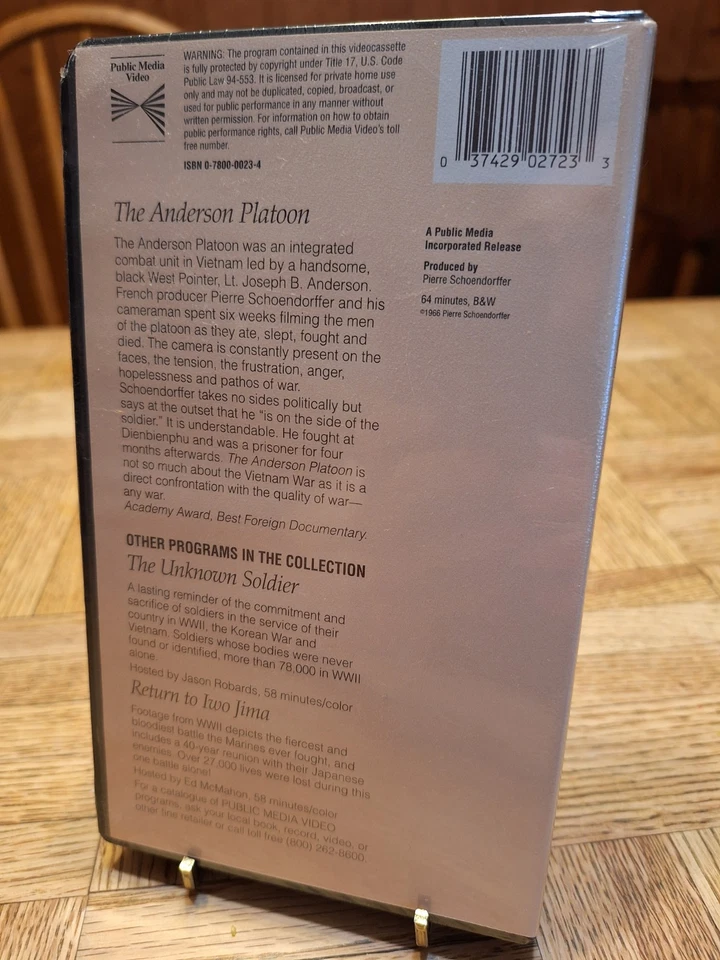 The Anderson Platoon Documentary Real Vietnam Experience Schoendorffer VHS - Image 3 of 4