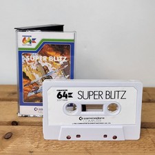 SUPER BLITZ COMMODORE 64 C64 COMPUTER GAME BY COMMODORE 1983 VGC FREE P&P UK