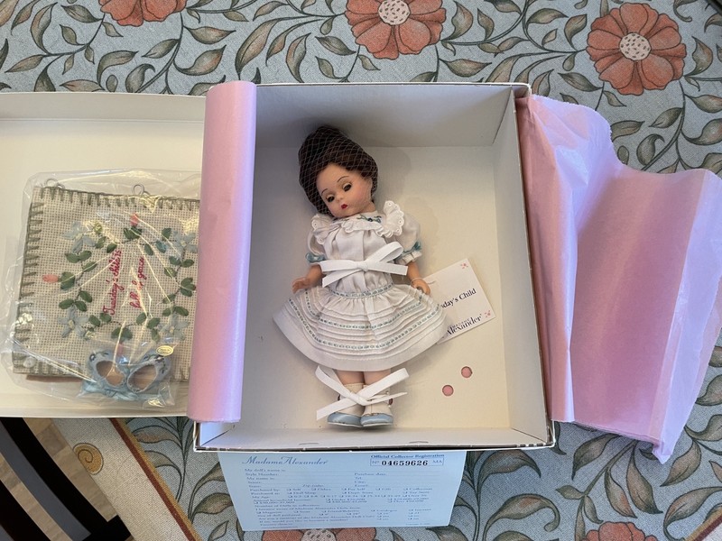 Tuesday’s Child Madame Alexander Doll 8"  Rare #27775 NIB Never Removed