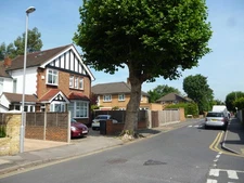 Photo A2 New Malden: Poplar Grove Looking north from Acacia Grove.  In t c2013