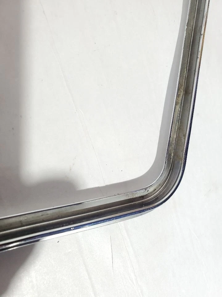 Bentley Turbo R 1990 OEM ventana trasera vidrio cromo moldura Foto 2 de 4