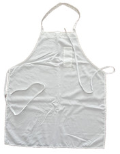 NEW 6-pk Aprons for Catering, Restaurant, Kitchen. White, Unisex. Polyester