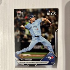 2025 Topps NOW Toronto Blue Jays ALCS Max Scherzer 41-Year Old Writes History