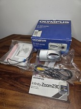 Olympus Digital Camera D-565 Zoom 4.0MP 3X Optical Box Manual 16 MB SD Card