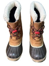 Sorel Yoot Pac Waterproof Boots Faux Fur Insulted Winter Boots Leather Size 4