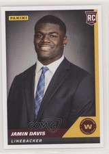 2021 Panini NFL Sticker & Card Collection Jamin Davis #78 Rookie RC 0l0m. rookie card picture