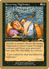 MTG Recurring Nightmare (bs72/117) World Championship Decks 1998 MP