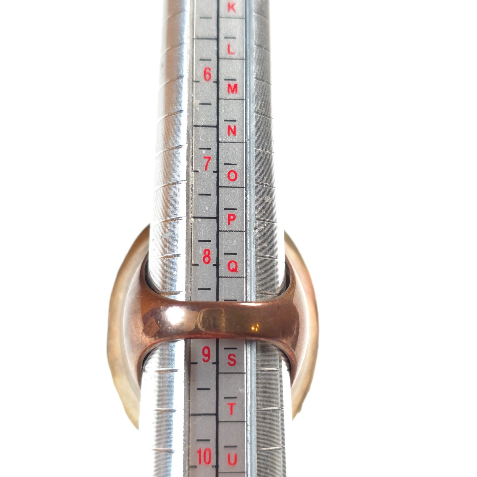 Vintage Unsigned Huge Chunky Statement Ring Plast… - image 7