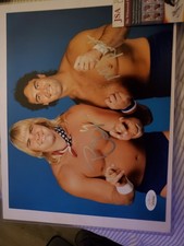 Autographed WWE 8x10 Photo US Express Barry Windham Mike Rotundo Signed jsa coa