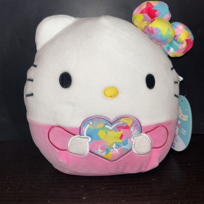 NEW 2025 Squishmallows Hello Kitty Colorful Bow Star Heart Stuffed Plush 8'' Toy