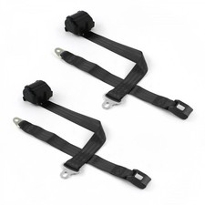 Amc Matador 1971 - 1978 Standard 2pt Bk Retract Bucket Seat Belt Kit-2 Belts