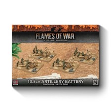 Flames of War GBX91 Mid War 10.5cm Artillery Battery 4 Gaming Miniatures
