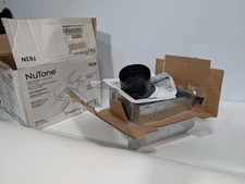 NuTone 763N 50 CFM Bathroom Ventilation Fan w Light, 3-in, NOS minus grille READ