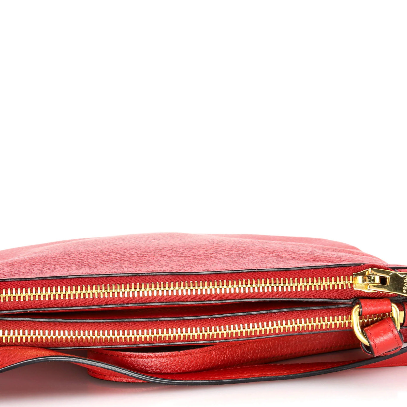 Prada Double Zip Crossbody Bag Vitello Daino Small thumbnail 6