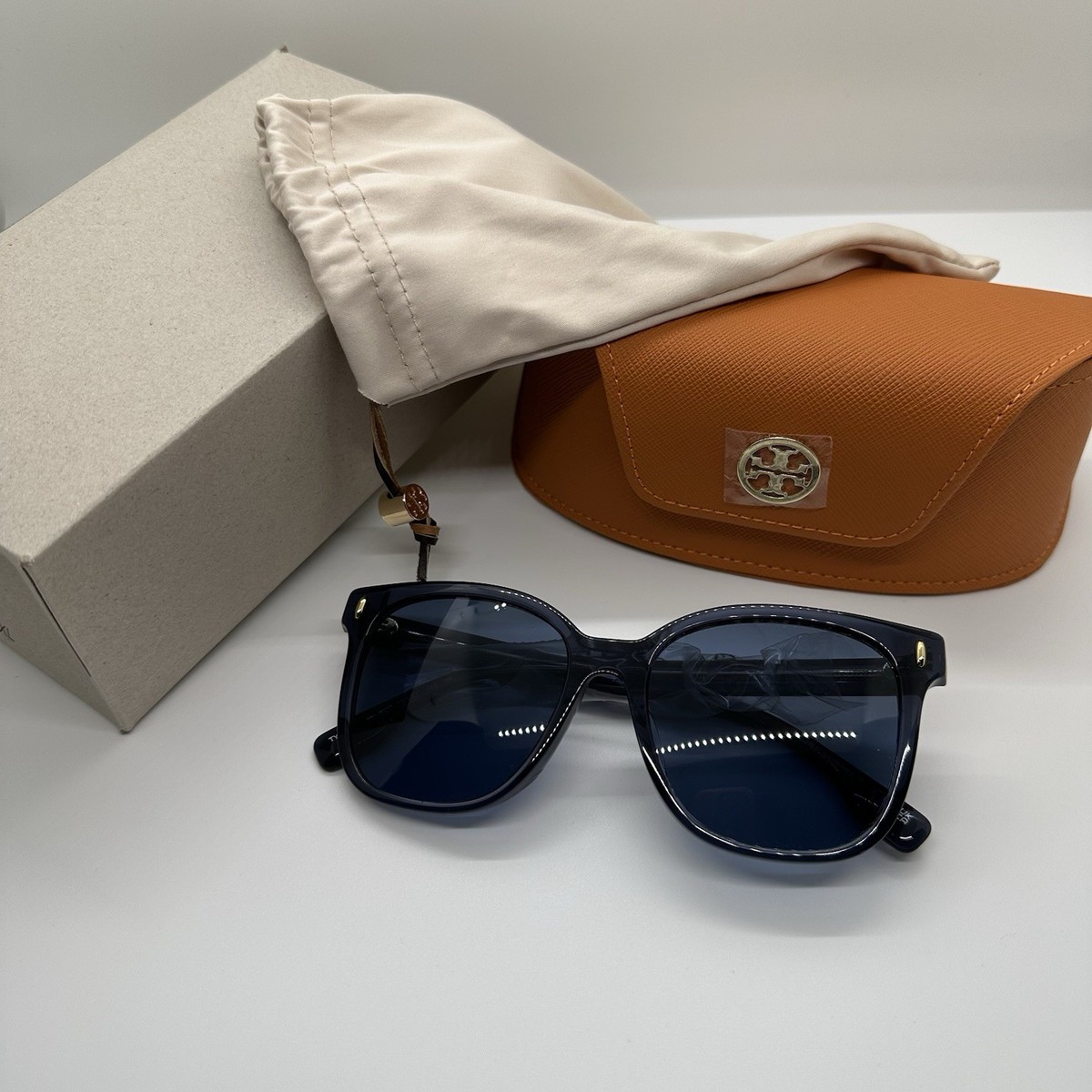 NWT Tory Burch | Blue Transparent Square Oversized 