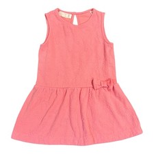 Vestido Zara Bebé Niña Jacquard Con Lazo Sin Mangas, Talla 2-3 años