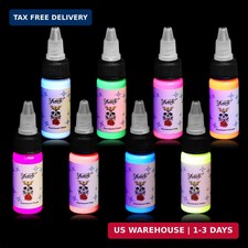 Tattoo Ink Set - Tattoo Inks Pigment Kit, 8 Color 1/2oz 15ml/Bottle Professional