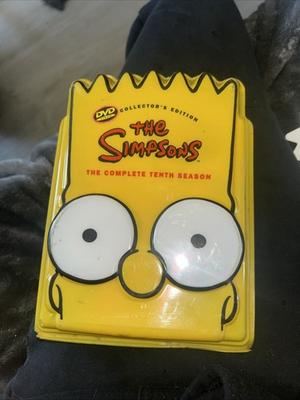 #ad The Simpsons Season 10 DVD 2007 4 Disc Set Bart Head Packaging $14.00
