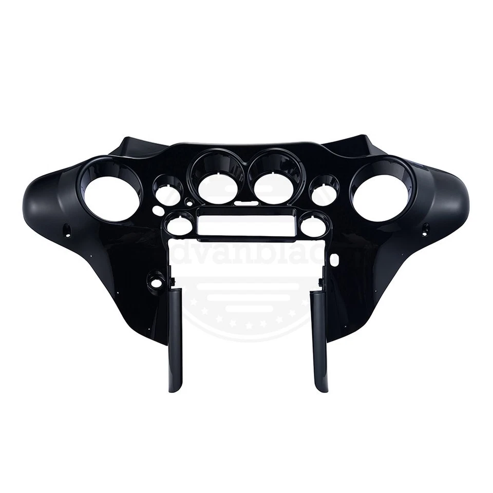 Kits de carenado interior delantero negro vivo para Harley Touring Street Glide FLHX 96-13 Foto 2 de 4