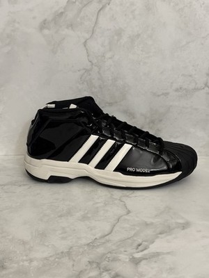 Adidas Pro Model 2G Mid Basketball Shoes Black White IF4306 Men s Size 13 US