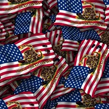 Don't Tread on Me Burnt US Flag 22 - 18"x46" Hydrographic Film Hydro Dipping