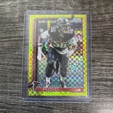 Topps Chrome Leonard Floyd X-Fractor #18 Atlanta Falcons Football Trading Card