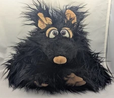 LIVING PUPPETS Black Cat Dog Mouse GRIF 12" Full Body HAND PUPPET LP981 EUC!