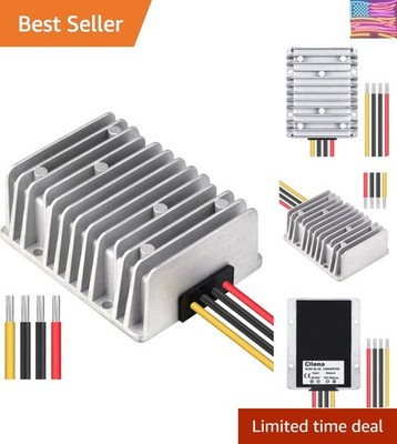 DC 8V-40V to 12V 25A Automatic Buck Boost Converter Step Down/Up Regulator Vo...