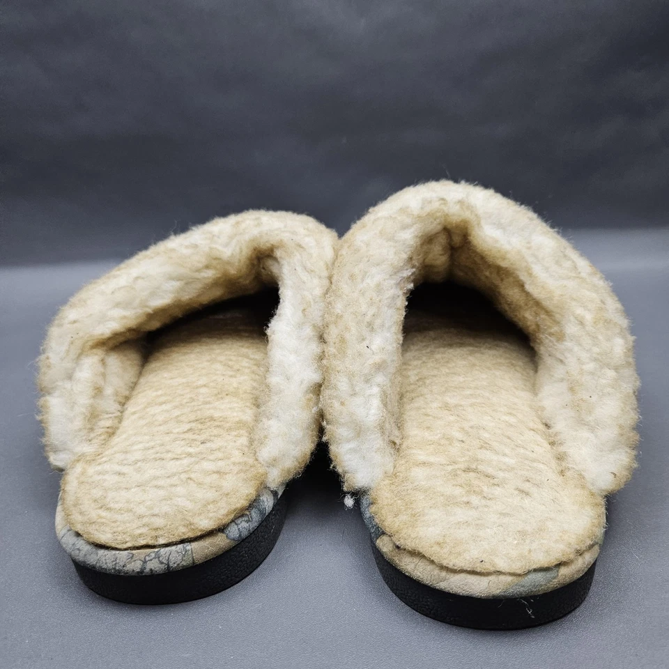 Old Friend Buffy 鞋女式 6 蓝色迷彩夏尔巴人磨损拖鞋骡子木屐 — 第 4/4 张图片